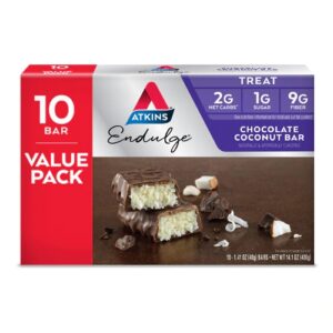 Comprar atkins treat endulge bars value pack chocolate coconut -- 10 bars preço no brasil diet products slim-fast suplementos em oferta top diets suplemento importado loja 87 online promoção -