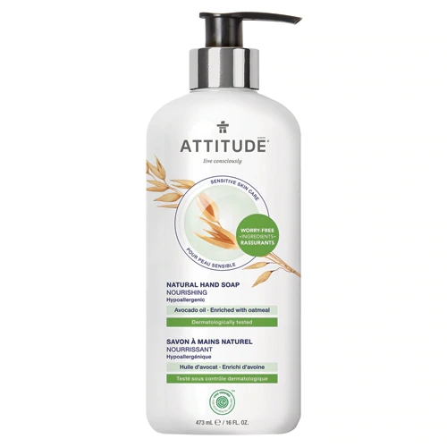 Sabonete Líquido para Pele Sensível Attitude com Abacate - 473ml