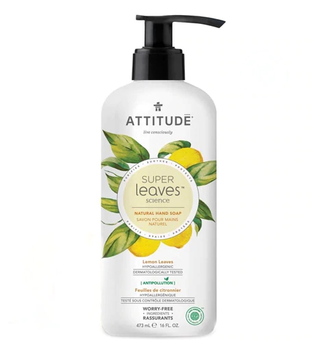Sabonete Líquido Natural Attitude Super Leaves™ Folhas de Limão 473ml - Higiene e Bem-Estar