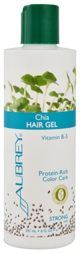 Gel Para Cabelo Aubrey Chia Hair Gel Strong Hold 237ml - Fixação Forte e Nutrição