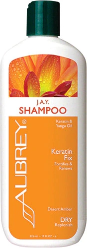 Shampoo Aubrey J.A.Y. Keratin Fix Desert Amber 325ml - Reposição de Queratina e Brilho Intenso