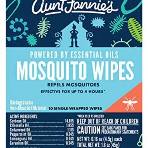 Comprar aunt fannie's mosquito wipes -- 10 wipes preço no brasil babies & kids baby friendly home products insect repellent suplementos em oferta suplemento importado loja 13 online promoção -