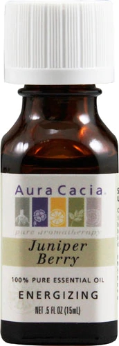 Óleo Essencial de Zimbro Aura Cacia 100% Puro 15ml - Bem-Estar Natural