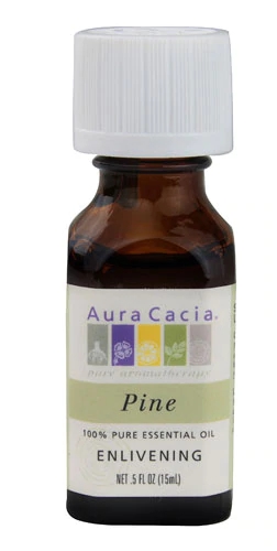 Óleo Essencial de Pinheiro Aura Cacia Puro 15ml - Aroma Revigorante e Bem-Estar