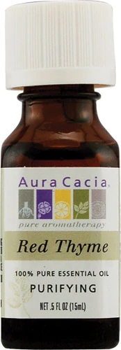 Óleo Essencial de Tomilho Vermelho Aura Cacia 100% Puro - 15ml