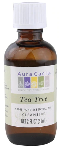 Óleo Essencial de Melaleuca Aura Cacia Puro 100% - 59ml (2 fl oz) - Purificação e Bem-Estar