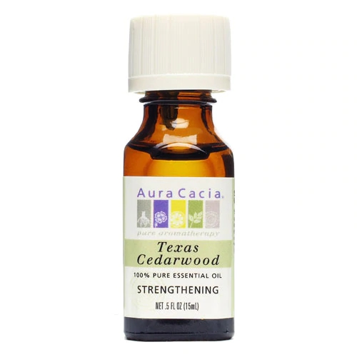Óleo Essencial de Cedro do Texas Aura Cacia 100% Puro - 15ml (0.5 fl oz)