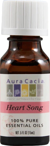 Óleo Essencial Aura Cacia Heart Song 100% Puro - 15ml (0.5 fl oz)