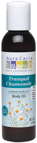 Óleo Corporal Aura Cacia Aromaterapia Camomila Tranquil 118ml - Relaxamento Profundo