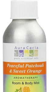 Aura Cacia Aromaterapia Spray Patchouli e Laranja Doce - 118ml