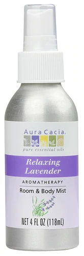 Aura Cacia Aroma Relaxante Lavanda - Borrifador Corporal e Ambiente 118ml
