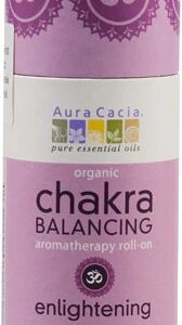 Óleo Roll-On Aura Cacia Chakra Balancing Crown Frankincense & Neroli 10ml - Equilíbrio Energético