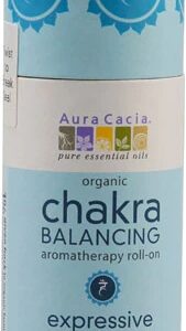 Óleo Essencial Aura Cacia Chakra Garganta Expressivo - Camomila e Baunilha 9ml