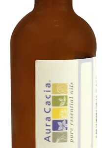 Aura Cacia Empty Amber Bottle with Writeable Label -- 2 fl oz