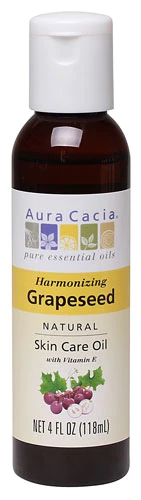 Óleo de Semente de Uva Aura Cacia Puro 118ml - Hidratação e Nutrição Natural para Pele