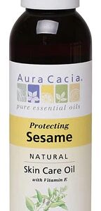 Óleo de Semente de Gergelim Aura Cacia Natural para Pele - 118ml (4 fl oz)