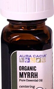 Óleo Essencial Orgânico Aura Cacia Mirra Puro - 7.4ml (0.25 fl oz)