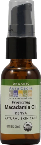Óleo de Macadâmia Orgânico Aura Cacia para Pele - 30ml