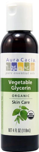 Glicerina Vegetal Orgânica Aura Cacia para Pele - 118ml