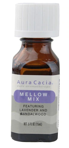 Óleo Essencial Aura Cacia Mellow Mix Lavanda e Sândalo 15ml - Aromaterapia Pura