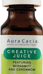 Aura Cacia Óleo Aromaterapia Suco Criativo Bergamota Cardamomo 15ml - Bem-Estar e Inspiração