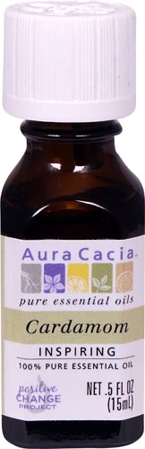 Óleo Essencial de Semente de Cardamomo Aura Cacia Puro - 15ml