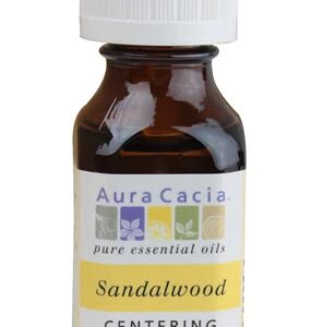 Óleo Essencial Puro de Sândalo Aura Cacia em Óleo de Jojoba - 15ml