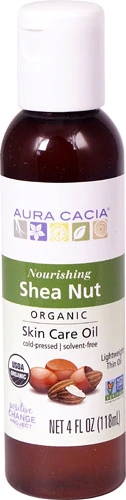 Aura Cacia Shea Nut Organic Skin Care Oil -- 4 fl oz