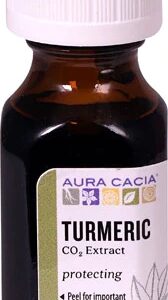 Extrato de Cúrcuma CO2 Aura Cacia 15ml - Potencial Antioxidante e Anti-inflamatório Natural