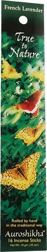 Incenso Auroshikha True To Nature French Lavender - 16 Varetas