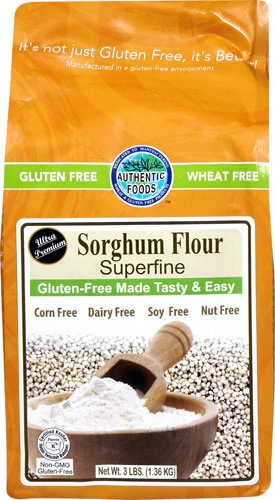Farinha de Sorgo Integral Super Fina Authentic Foods Sem Glúten 1.360kg
