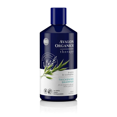 Avalon Organics Shampoo Espessante com Biotina e Complexo B - 414ml