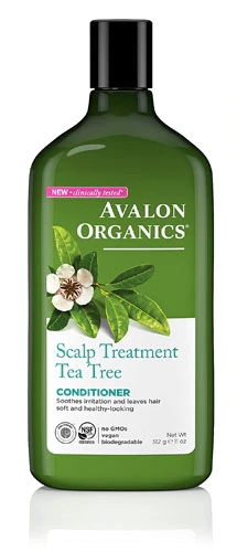 Condicionador Avalon Organics Tea Tree 325ml para Cuidados com o Couro Cabeludo