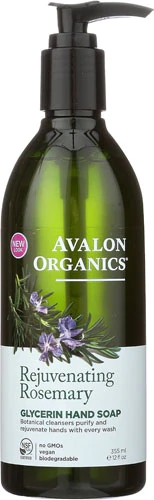 Avalon Organics Glycerin Hand Soap Rejuvenating Rosemary -- 12 fl oz