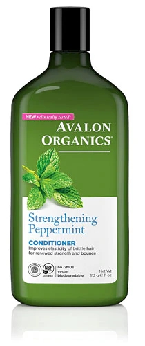 Condicionador Fortalecedor Avalon Organics Hortelã - 311g