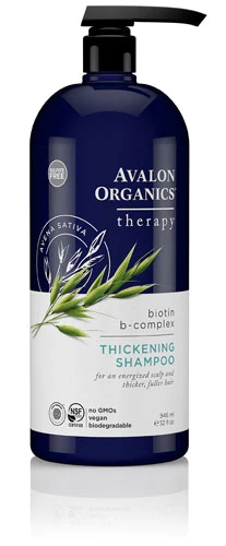 Avalon Organics Shampoo Fortalecedor com Biotina e Complexo B - 946ml