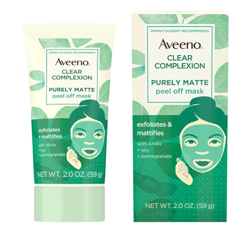 Aveeno Clear Complexion Máscara Peel Off Matificante 10g - Controle de Oleosidade e Pele Radiante