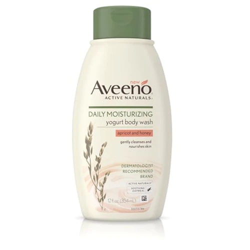 Sabonete Líquido Hidratante Aveeno Iogurte Damasco e Mel - 354ml