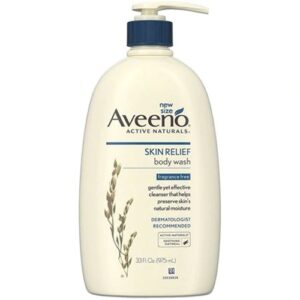 Comprar aveeno skin relief body wash fragrance free -- 33 fl oz preço no brasil bath & body care beauty & personal care body wash soap suplementos em oferta suplemento importado loja 67 online promoção -