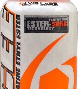 Axis Labs Creatina Ethyl Ester HCl - 120 Cápsulas: Potencialize Sua Performance e Recuperação Muscular