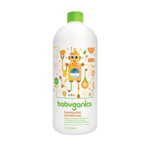 Comprar babyganics foaming dish & bottle soap -- 32 oz preço no brasil babies & kids baby essentials suplementos em oferta suplemento importado loja 5 online promoção -