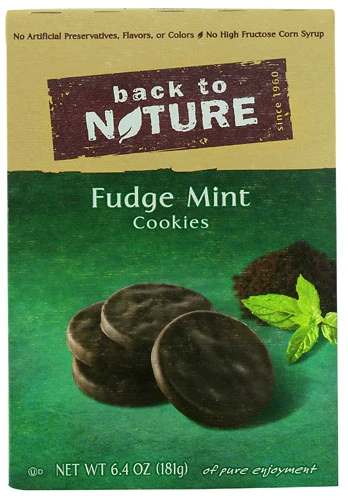 Back To Nature Cookies Fudge Mint - 181g: Delicioso e Refrescante Sabor