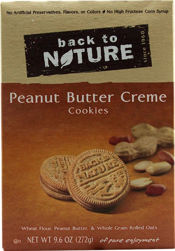 Biscoitos Back To Nature Amendoim e Creme 272g - Sabor Irresistível e Natural