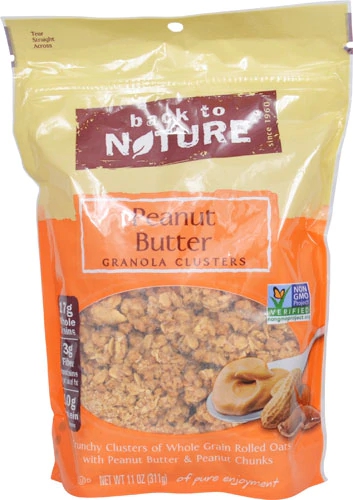Back To Nature Granola Clusters 10G Protein Peanut Butter -- 11 oz