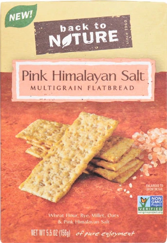Biscoitos Integrais Sal Rosa Himalaia Back To Nature - 156g
