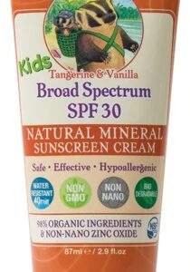 Badger Active Kids Tangerine & Vanilla Sunscreen Broad Spectrum SPF 30 -- 2.9 fl oz