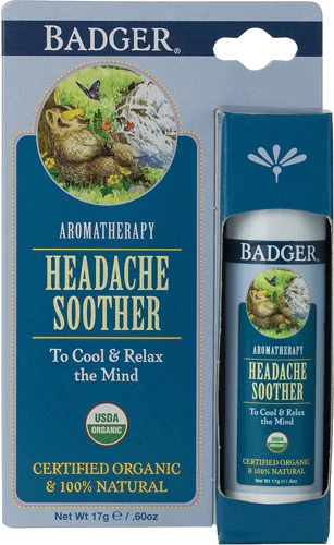 Badger Aromaterapia Alívio de Dor de Cabeça - Roll-on 17g (0.6 oz)