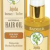 Comprar badger jojoba rosemary & tea tree herbal hair oil -- 2 fl oz preço no brasil babies & kids kids cold & flu kids medicine cabinet suplementos em oferta suplemento importado loja 5 online promoção -