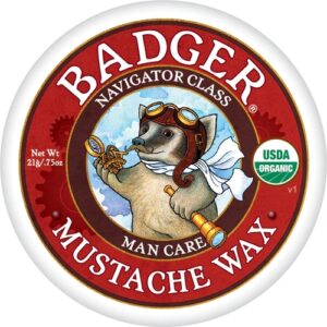 Comprar badger navigator class man care mustache wax -- 0. 75 oz preço no brasil bath & body care beauty & personal care care for men soap suplementos em oferta suplemento importado loja 47 online promoção -