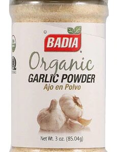 Pó de Alho Orgânico Badia 85g - Tempero Natural e Saudável